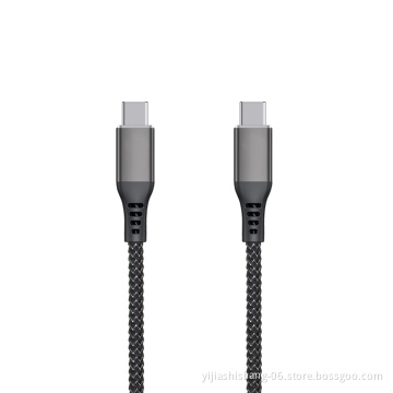 1m USB C to USB C Cable Fast Charger 60W PD Type C Power Data Lead Compatible With Huawei Samsung